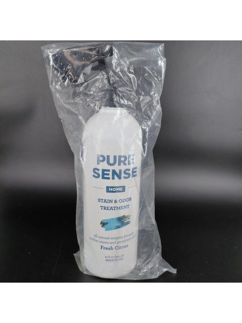 Pure Sense Home Stain & Odor Treatment 24 Fl Oz Fresh Citrus Fabric Spray Enzyme